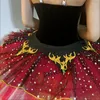 Scene Wear Red Black Professional Tutu La Esmeralda Cosplay Ballet Kids Platter Pancake Dress Girls Women Ballerina Party Costume