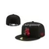 Ball Caps Mix Order Designer unisex gemonteerde hoeden snapbacks hoed verstelbaar baskball voetbal borduurwerk alle teamlogo katoen letters s dhyyw