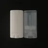 Portable DIY 15ml Plastic Empty Bottle Oval Deodorant Stick Containers Clear White Fashion Lip Balm Lipstick Tubes Jmbnd