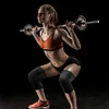 팔꿈치 무릎 패드 AOLIKES 1 쌍 7mm 네오프렌 스포츠 무용 압축 체중 감량 압력 CrossFit 훈련 지원 여성 남성 231104