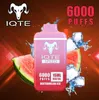 Original IQTE Filex shine 6000 puffs E Cigarettes 2% disposable vape Authorized