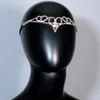 Haarspangen Haarspangen Stonefans AB V-Form Stirnkette Stirnband Schmuck für Frauen Party Kristall Tiara Hochzeit Zubehör 231009