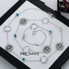 Fashion Charm New Long Product Sier-plated Chain Letter Enamel Necklace for Woman Jewelry Supply