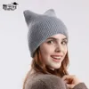 9915 Otoño Invierno protección para los oídos tejido y cálido frío moda coreana jersey sombrero de lana