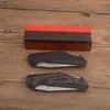 1 pièces KS1370 Flipper couteau pliant 8Cr13Mov lame satinée en Fiber de carbone/GFN poignée roulement à billes EDC couteaux de poche avec boîte de vente au détail