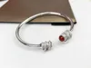 women designer bracelet Three colors optional jewelry Fashion Round red agate embellishment bracelets Including box Preferred Gift