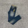 Мужские джинсы Дизайнерские мужские джинсы больших размеров Медуза Вышитые брюки Дизайнерские брюки Мужская мода Ретро повседневные джинсовые брюки CJOR QB9V