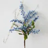 Decorative Flowers TXMON Small Single Branch 8 Heads Leaves Lover Bean Fruit Simulation Flower Arrangement Home Decorate Wedding Handwork