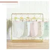 Appendini Rastrelliera Espositore per biancheria intima di moda Vetrina per negozi di abbigliamento Appendini in metallo Mutande Reggiseno da donna Guardaroba Piccolo scaffale per organizer 231007