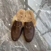 مصمم GG Slides Mules Slippers 100 ٪ HEARE HORSEBBER ROAFERS SLIPPERS LUVISURY GEN