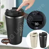 Mugs Stainless Steel Smart Coffee Tumbler Thermos Cup with Intelligent Temperature Display Portable Travel Mug 380ml 510ml 550ml 231009