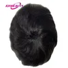 Men's Children's s Man Toupee Fine Mono NPU Base Human Hair Wave Capillary Prosthesis Indian System Unit Natural Color Brown 231007