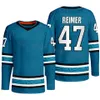 Hockey Reverse Retro 27 Quentin Musty Jerseys 47 James Reimer 44 Marc-Edouard Vlasic 73 Noah Gregor 23 Oskar Lindblom 10 Evgeny Svechnikov 11 Luke Kunin Kids Man Woman Woman