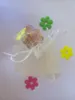 Sacchetti regalo per gioielli 1000 pezzi 9 12 cm Beige Organza Confezione regalo Sacchetti per esposizione Sacchetti con coulisse per bracciali / collane / Filati nuziali