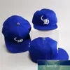 Kapaklar yaz moda markası hip hop şapka erkekler ch beyaz deri çapraz mavi beyzbol şapkası gündelik allmatch çift zirve cap300e