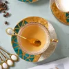 Najwyższej klasy kości Chiny kubek kubek Kreatywny europejski zestaw herbaty i spodek domowy impreza