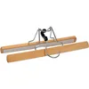 Hängar Rack 8st Home Pants Rack Wood Bårklämma Hängare Non-Slip med Swivel Hook Bedroom Clothes Organizer 231007