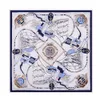 Collection Spring and Summer unika färger Pumpkin Valley Mulberry Silk Square Scarf Kvinna