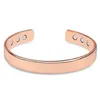 Unisex Bangle Fashion Magnetic Brass Rose Gold Bangle Healing Bio Therapy Arthritis Pain Relief Open222c