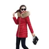 Kadın Trençkotları 2023 Kadın Kış Ceket Koreli Gevşek Kapşonlu Pamuk Ceket Giysileri Kürk yaka Yastıklı Parkas