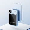 Banques 10000mah Banque d'alimentation portable Qi Chargeur sans fil Slim Ultra mince pour le téléphone mobile Samsung Powerbank