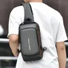 Waist Bags Men Multifunction Anti Theft Man Crossbody Cross Body Travel Sling Chest Bags Pack Messenger Pack USB Shoulder Bag 231006