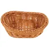 Ensembles de vaisselle Panier tissé Table Top Décor Safe Dessert Fruit Conteneur Stockage Ménage Plastique Party Pain Durable Creative Fruits