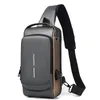 Waist Bags Men Multifunction Anti Theft Man Crossbody Cross Body Travel Sling Chest Bags Pack Messenger Pack USB Shoulder Bag 231006