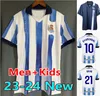 23 24 Real Sociedad Soccer Jersey Oyarzabal Silva Football Shirt 2023 2024 Home Merino Carlos Fdez Camiseta Ta Barrene Brais Mendez Aritz Tierney Men Kids Uniforms