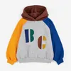 Jacken Kinder Kapuzenmantel Ins 2023 Winter BC Serie Junge Mädchen Casual Muster Baumwolle Hoodie Reißverschluss Herbst Kind Pullover 231007