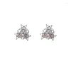 Stud Earrings Needle Five-pointed Star Zircon Korea Dongdaemun Temperament Ladies Micro Simple