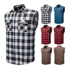 Męski biały czerwony koszulka Plaid Long Back Zapip Streetwear Swag Man Hip Hop Polyestrboard Tyga T Shirt TOP TEE MEN Odzież3354