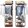 Hangers Racks Simple Coat Rack Stand Spray Paint Metal Home Supplies Storage Cabinet Bedroom Wardrobe Closet Floor Clothes Hanger with Hook 231007