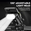 أضواء الدراجة Xunting Bicycle Light 1000lumen 4000mAh المصباح الأمامي بنك Power Bank Handbar USB شحن MTB Road Cycling Awayer 231009