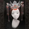 Hair Clips & Barrettes DIY Material Package Chinese Style Wedding Phoenix Crown Bride Headpiece Traditional Coronet Long Tassel Ti278o