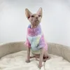 Cat Costumes Winter Sphinx Cats Clothes Cotton Kittens Jumpsuit Warm Clothing For Sphynx Pet Plus Velvet Thickening DevonRex Ragdoll