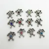 Charms 60pcs/lot Mix 12 Color Birthstone Boys Floating Living Glass Memory Lockets DIY Jewelry Wholesale