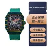 Richardmill Mechanical Automatyczne zegarki Luksusowe zegarek Swiss Watch Series Męski RM67 02 Wybór włókna węglowego 38 70 47 52 mm z gwarancją C Wn FA64 6CBM