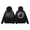 2023 Designers Women's Women Hoodies Fashion Letter Shirts Hoodie American Fashion Brand Crack Logo High Weight Cotton Circle Circle Sweat à capuche Men et femmes Black S-XL