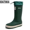 Waterschoenen Datwa Herfst Waterdichte Outdoor Vissen Waterschoenen Winter Heren Slijtvaste Antislip Regenlaarzen Antislip Warme Visschoenen 231006