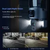 BOAVISION 4K 8MP SOLAR CAMALE 360 ° PTZ 10X ZOOM 4G SIM /WIFI Säkerhet utomhus kamera humanoid spårning färg natt vision kamera