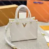 Borsa grande in pelle Hanbag Borsa tote di design di alta qualità Borsa da pranzo in pelle di vacchetta da donna Portafoglio moda Borsa LOCK GO di lusso