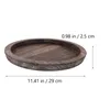 Ljushållare 1pc Creative Practical Plate Home Decoratice Container Light Brown