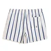 Heren gestreepte shorts, sneldrogend, baggy zomershorts, mode