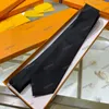 Modedesigners Mens Business Tie Luxury Silk Letter broderade tryckta damer Tie Fashion Accessories Slips med Original Box 231092PE-3