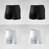 Underpants 4pcs/lot Mens Boxer Shorts Ice Silk Men Panties Seamless Sexy Underwear Man Male Ultra-thin Breathable Briefs