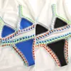 Women's Swimwear Miyouj Handwork Bikini 2023 Patchwork Women Fashion Biquini Summer Beach Sexy Set Swim Female Swimsuit Bath Suit