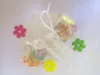 Sacchetti regalo per gioielli 1000 pezzi 9 12 cm Beige Organza Confezione regalo Sacchetti per esposizione Sacchetti con coulisse per bracciali / collane / Filati nuziali