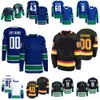 Women Men Youth Hockey 8 Conor Garland Jerseys 60 Tom Willander 40 Elias Pettersson 9 JT Miller 43 Quinn Hughes 96 Andrei Kuzmenko 6 Brock Boeser Custom Name Number Number