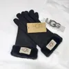 Cuir de designer Five doigts gants uggg Gants de haute qualité Féisquets courts Glove épaissis vintage Glants protecteurs simples à la mode 809